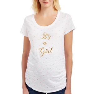It's a Girl Maternity Tee